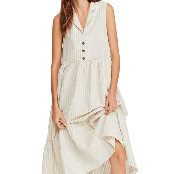 Free People Dresses & Skirts - Free People Saffron Flower Midi Dress M